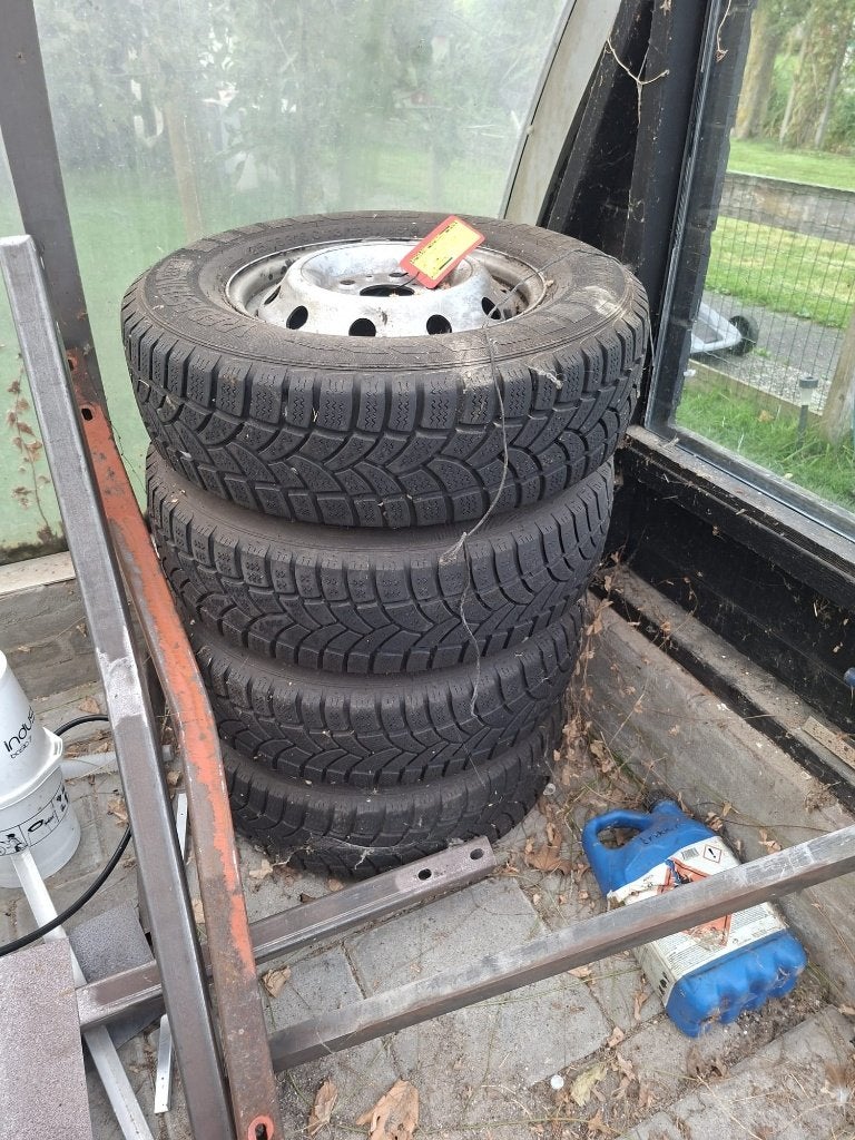 set winterbanden Citroën Jumper bus, Gebruikt, 16 inch, Banden en Velgen, Ophalen
