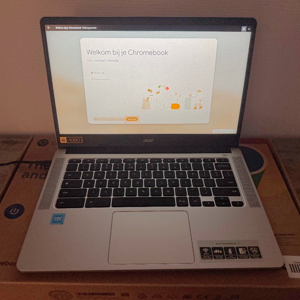Nette Acer Chromebook 314 | CB314-3HT-C6AR | 14 Inch, Computers en Software, 14 inch, 4 GB of minder, Ophalen of Verzenden, Zo goed als nieuw