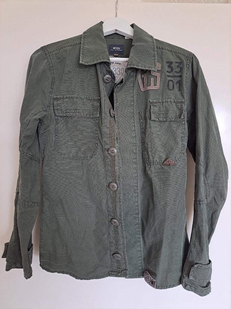 G-Star Raw blouse jasje, ZGAN, (leger)groen, maat S, Ophalen of Verzenden, Maat 36 (S), Groen, G-STAR RAW