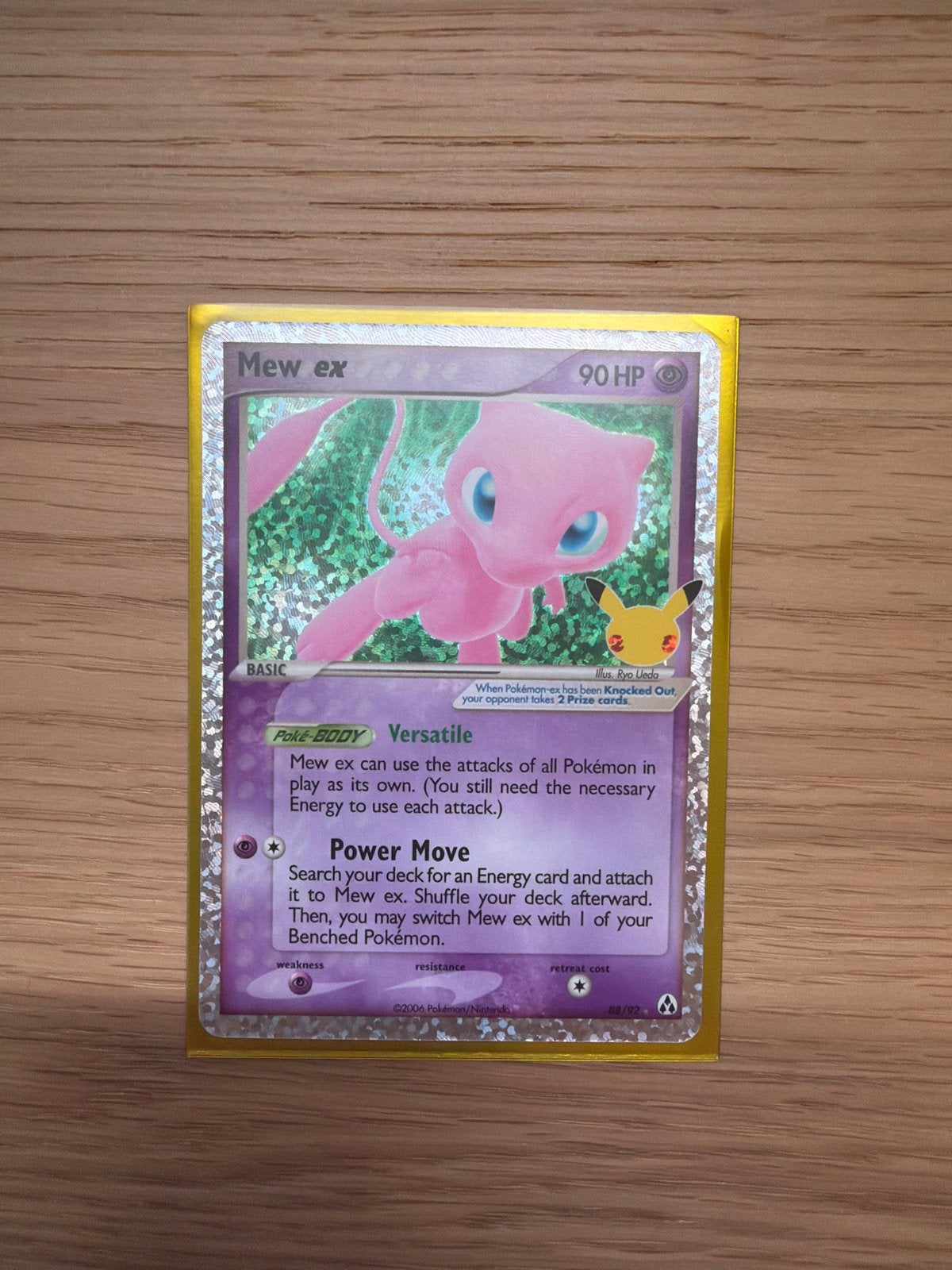 Mew ex Pokémon kaart - Holo - Celebrations 11/025, Ophalen of Verzenden, Nieuw, Losse kaart, Foil