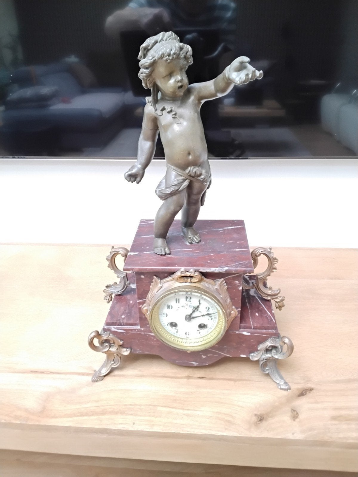 Mooie aparte  pendule, Ophalen of Verzenden