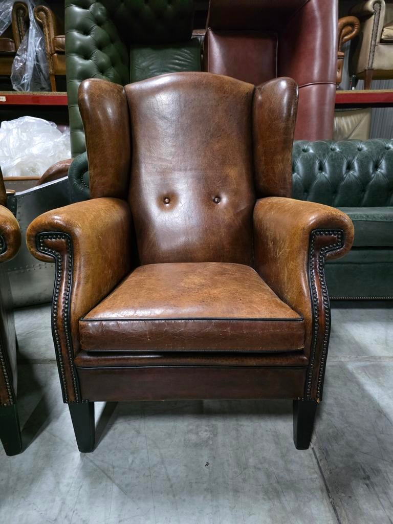 2x Schapenleren oor fauteuil Lounge Atelier + BEZORGING, Gebruikt, ., Ophalen of Verzenden, .