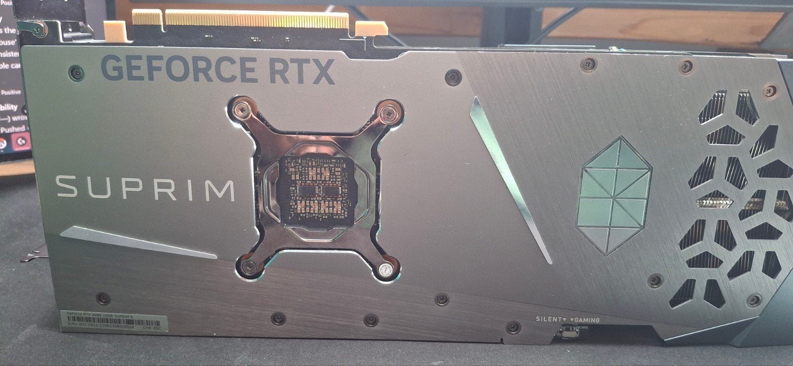 RTX 4080 16GB SUPRIM X, Computers en Software, Videokaarten, GDDR6, PCI-Express 4, Ophalen of Verzenden, Zo goed als nieuw