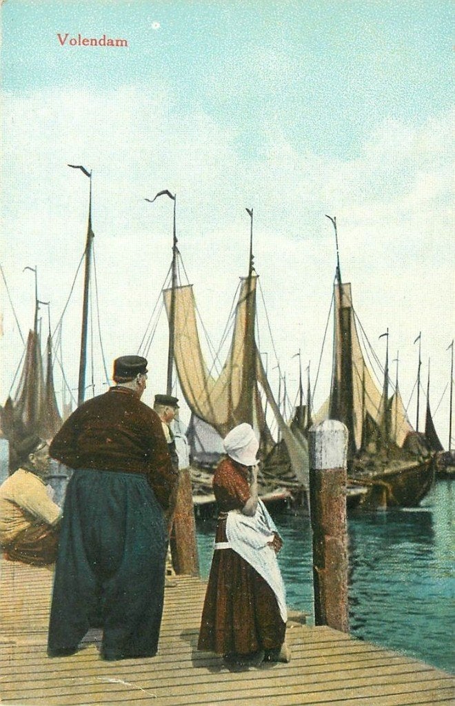 701-393-035 Volendam, Ophalen of Verzenden, Voor 1920, Noord-Holland