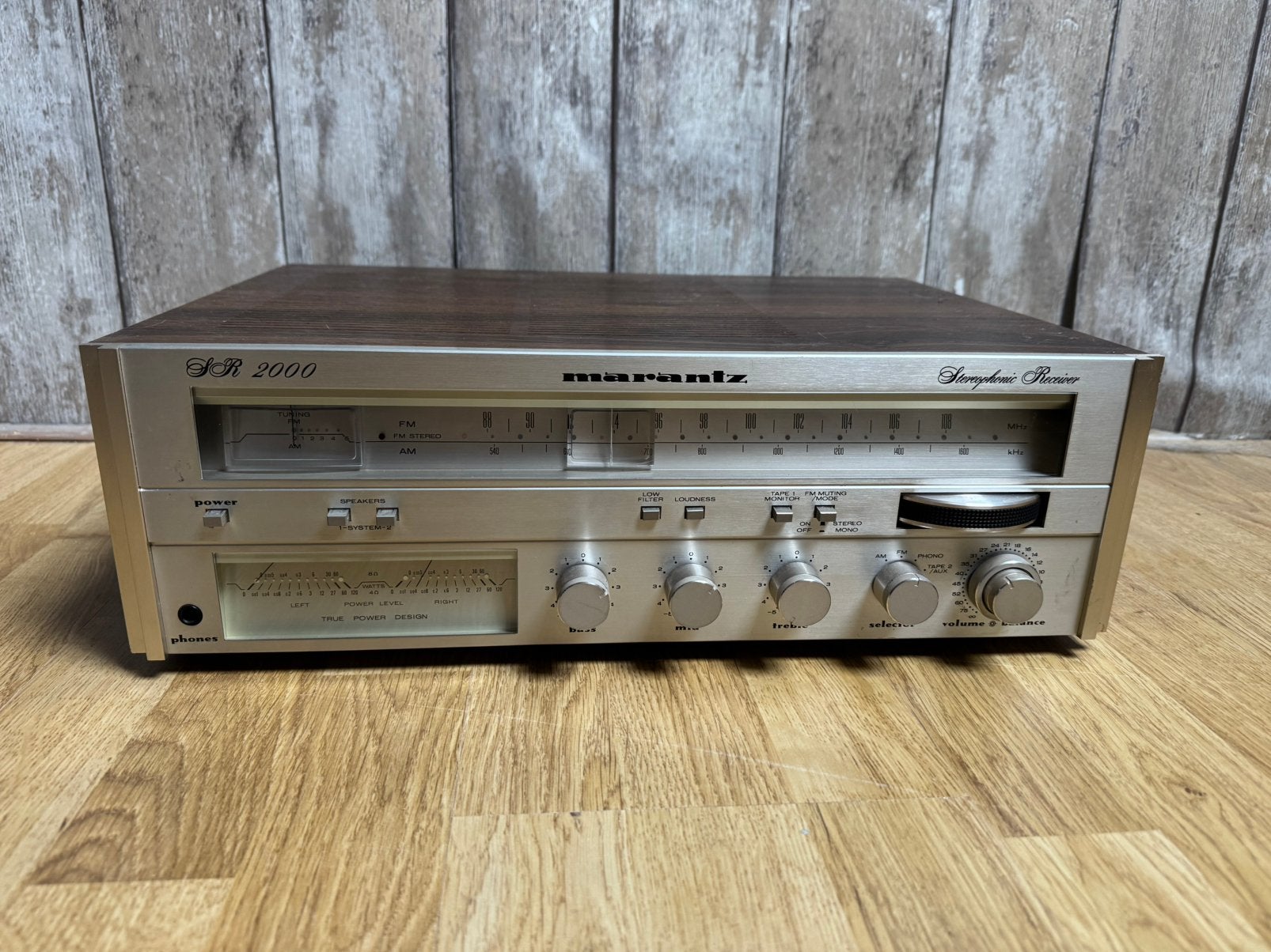 Marantz SR 2000 stereophonic receiver, Ophalen of Verzenden, Gebruikt, Analoog