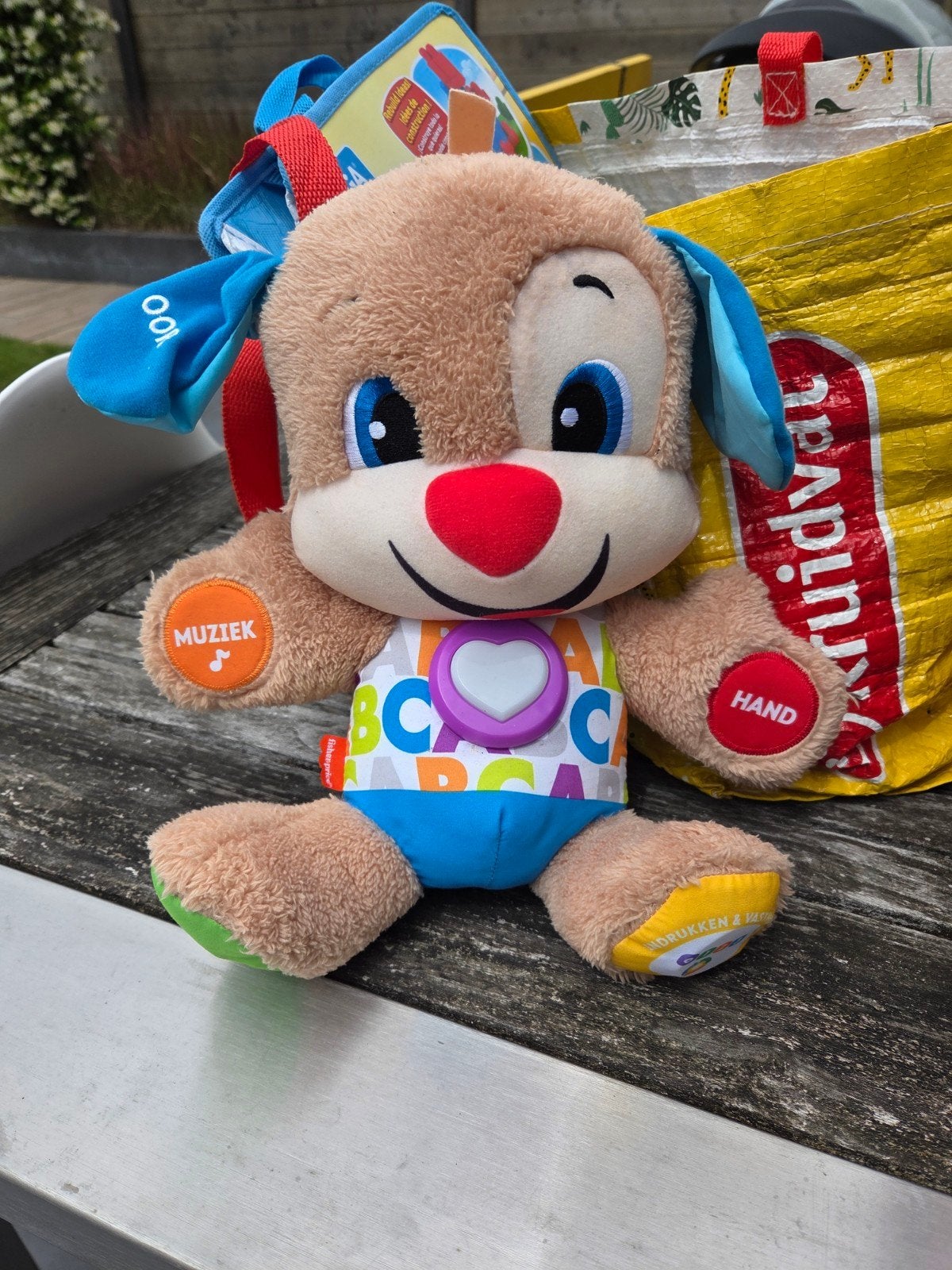 Activiteiten knuffel, Kinderen en Baby's, Ophalen of Verzenden, Zo goed als nieuw
