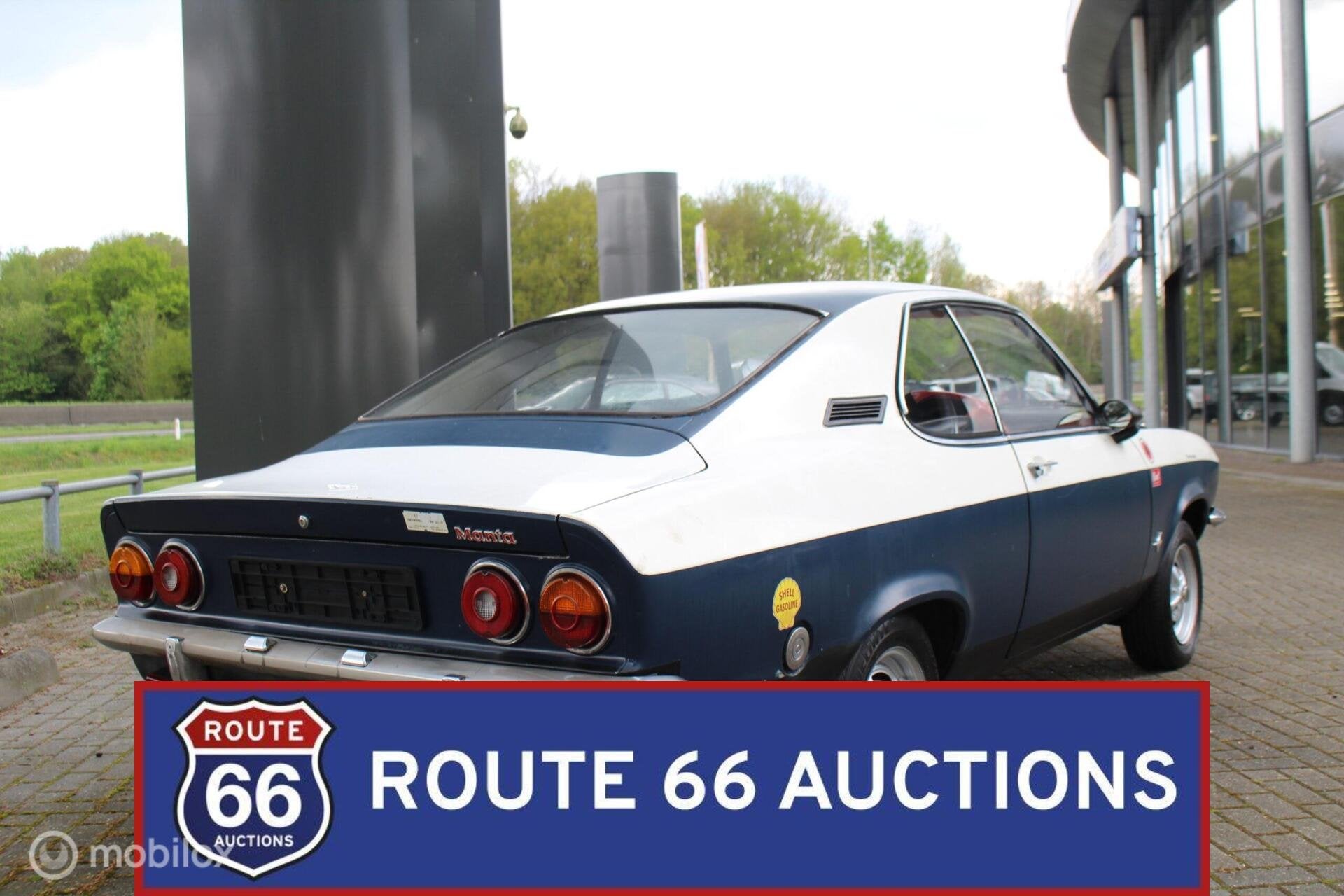 Opel Manta 1.2 S | Route 66 Auctions, Auto's, Overige carrosserieën, Zwart, Bedrijf, Opel