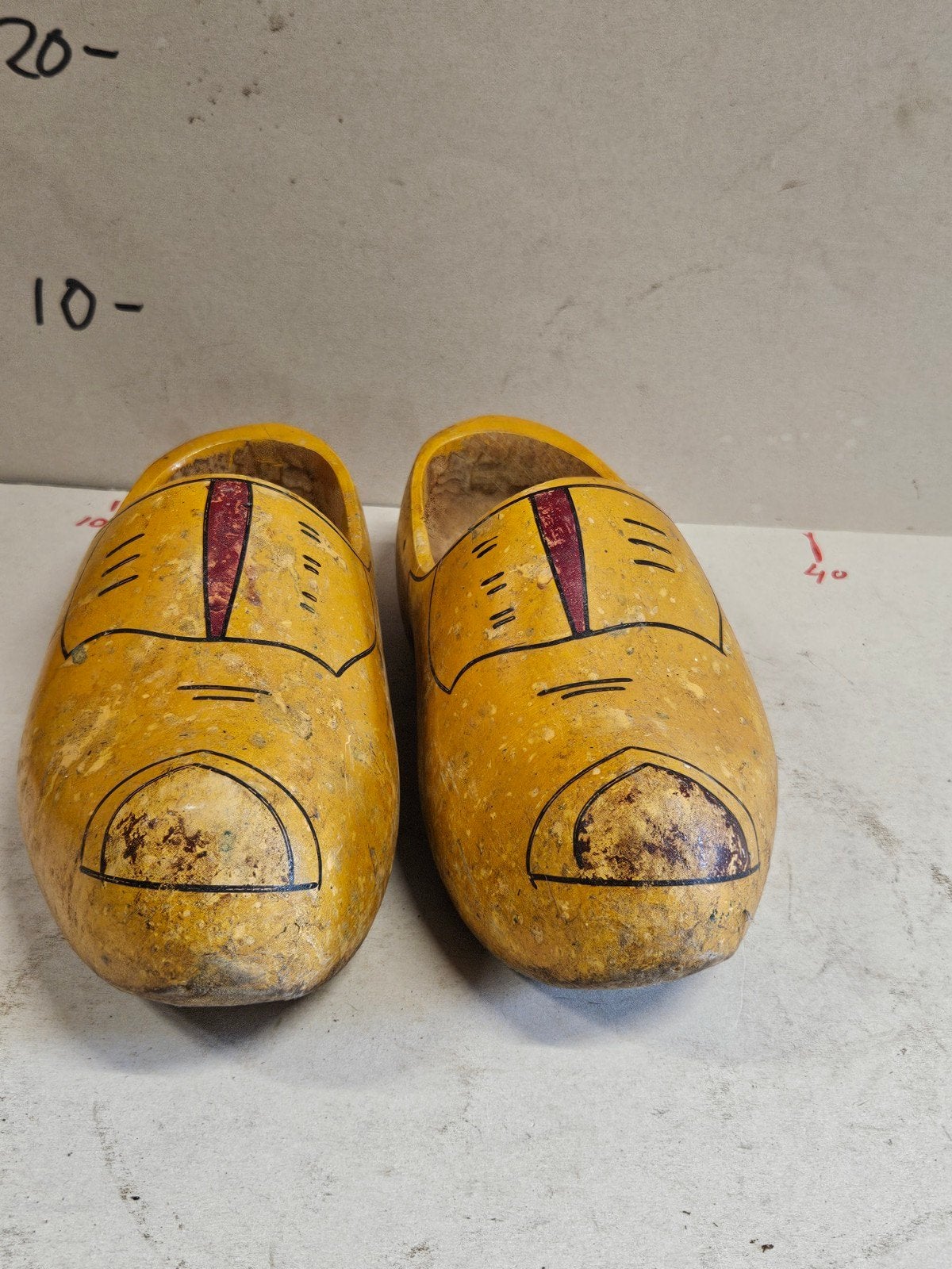 Decoratieve Gele Klompen - Handgeschilderd, Ophalen of Verzenden
