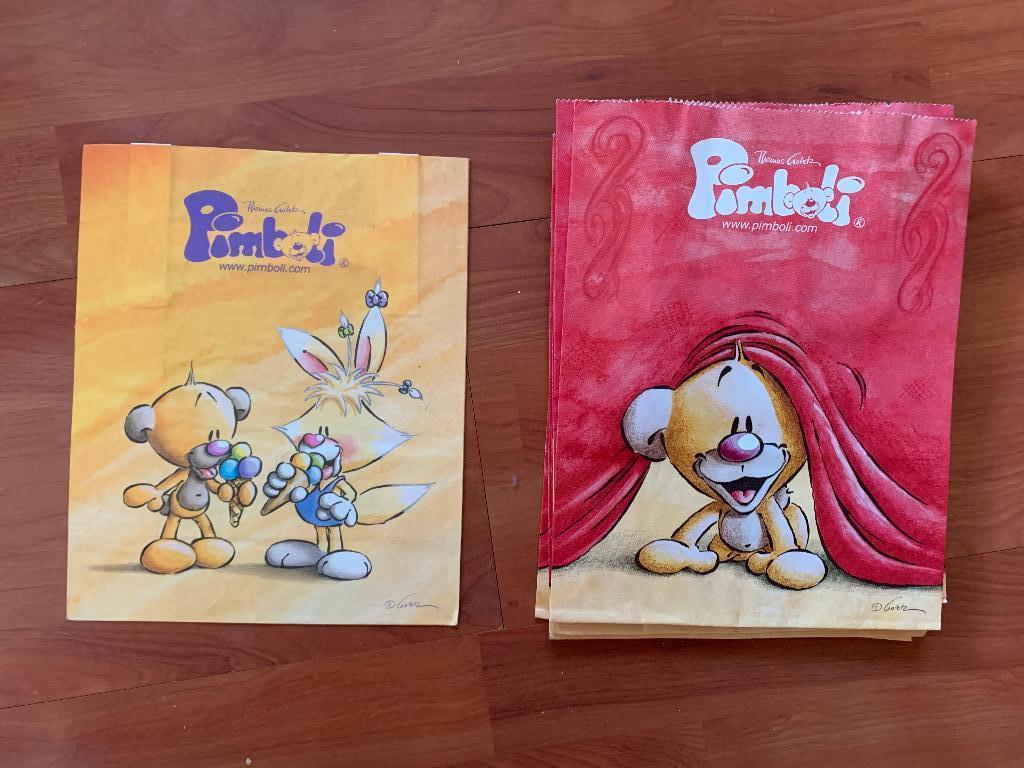 Kleine verpakkingen Pimboli, papieren zakjes; Thomas Goletz, Diversen, Papierwaren, Ophalen of Verzenden, Zo goed als nieuw
