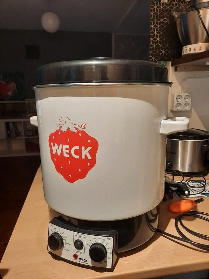 Weckketel compleet met 100+ weckpotten en toebehoren, Ophalen