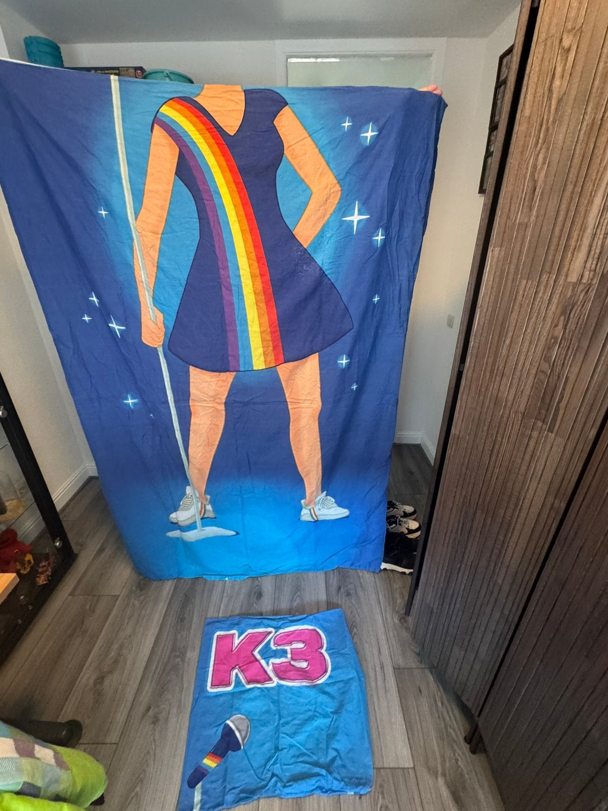 K3 dekbedovertrek. 1 persoons, Dekbedovertrek, Ophalen of Verzenden, Zo goed als nieuw, Meisje