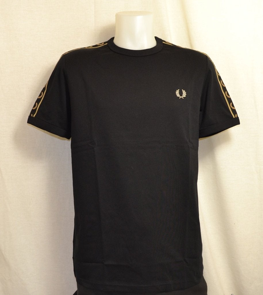 t-shirt fred perry taped zwart maat XL en XXL nieuw, Kleding | Heren, T-shirts, Zwart, Ophalen of Verzenden, Fred Perry, Maat 56/58 (XL)