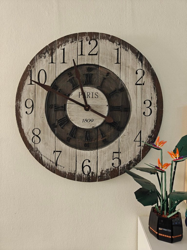 Houten klok, 80cm, Antiek en Kunst, Ophalen