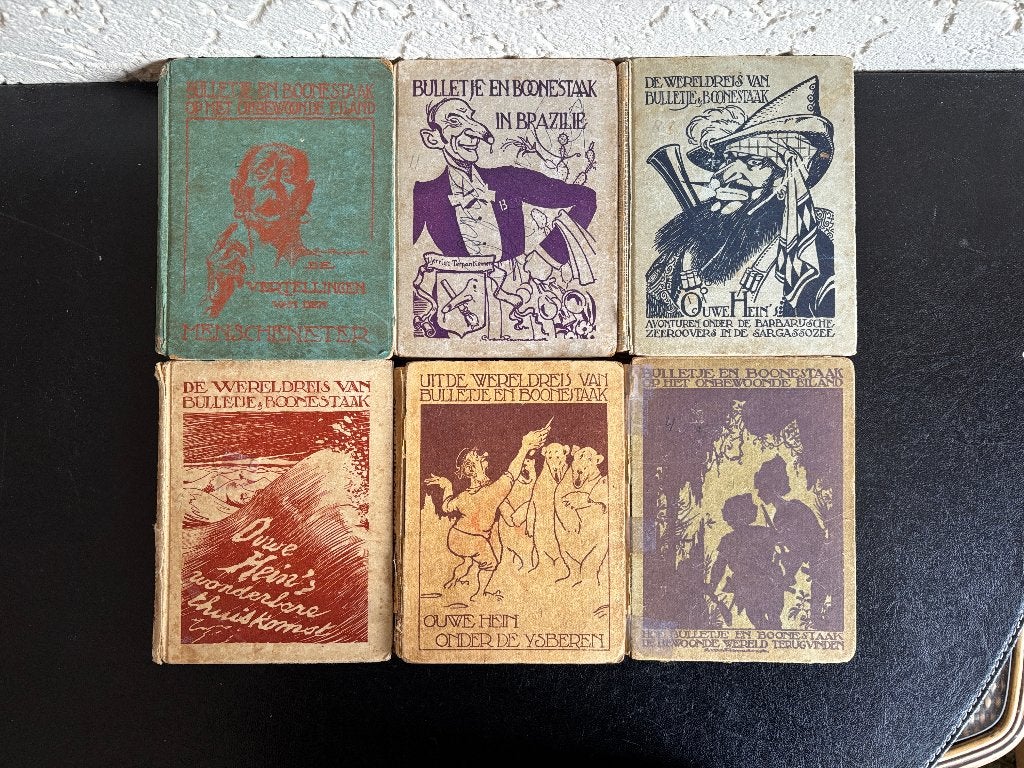 Bulletje en Boonestaak - 6 oude delen - 1926-1933, Ophalen of Verzenden