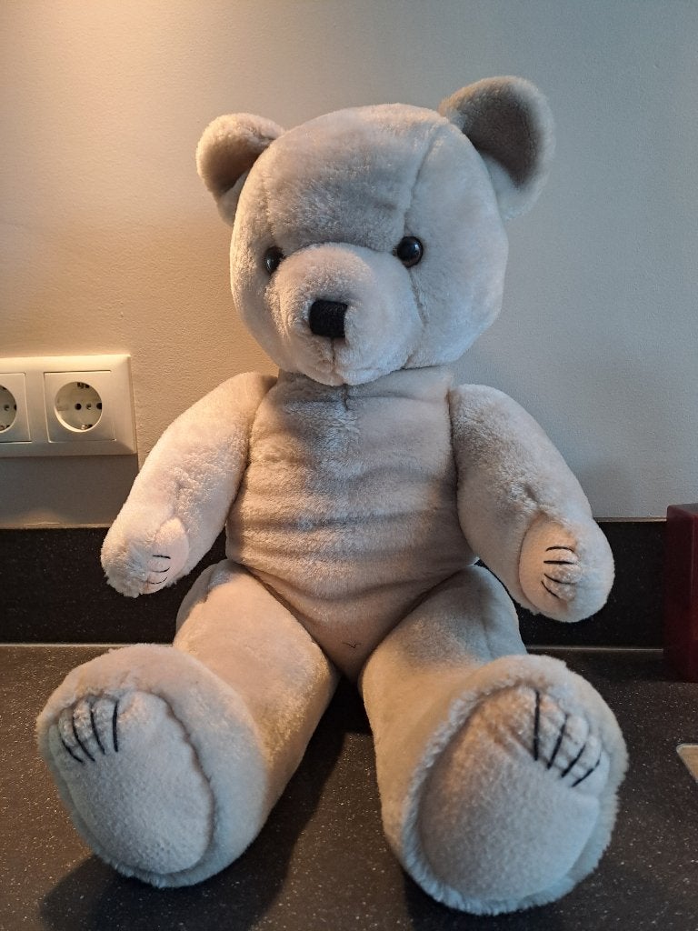 JCJ Haans Teddybeer beer bear 40 cm, Ophalen of Verzenden, Zo goed als nieuw, Stoffen beer, Overige merken