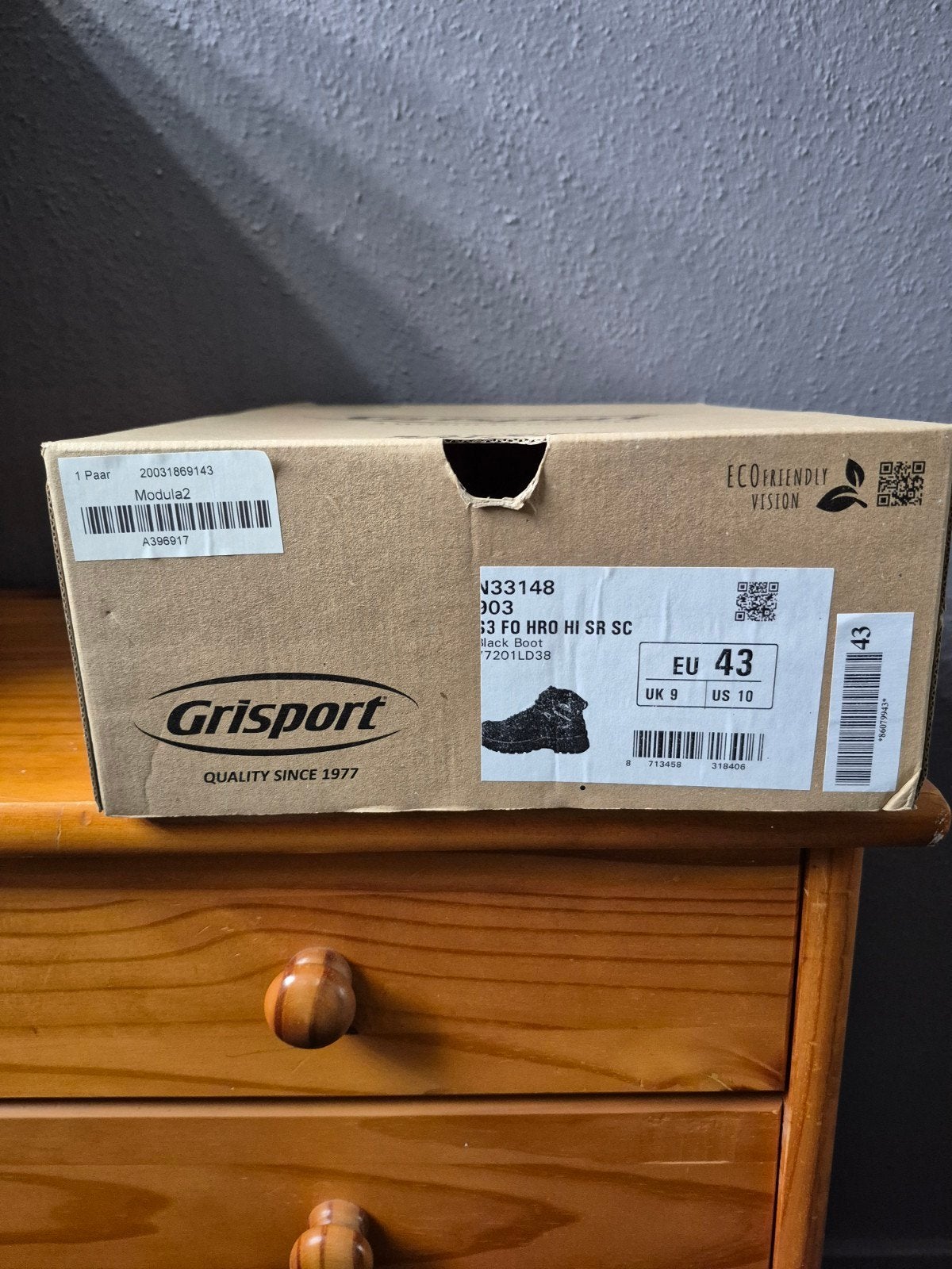 Nieuwe Grisport werkschoenen maat 43, Ophalen, Nieuw