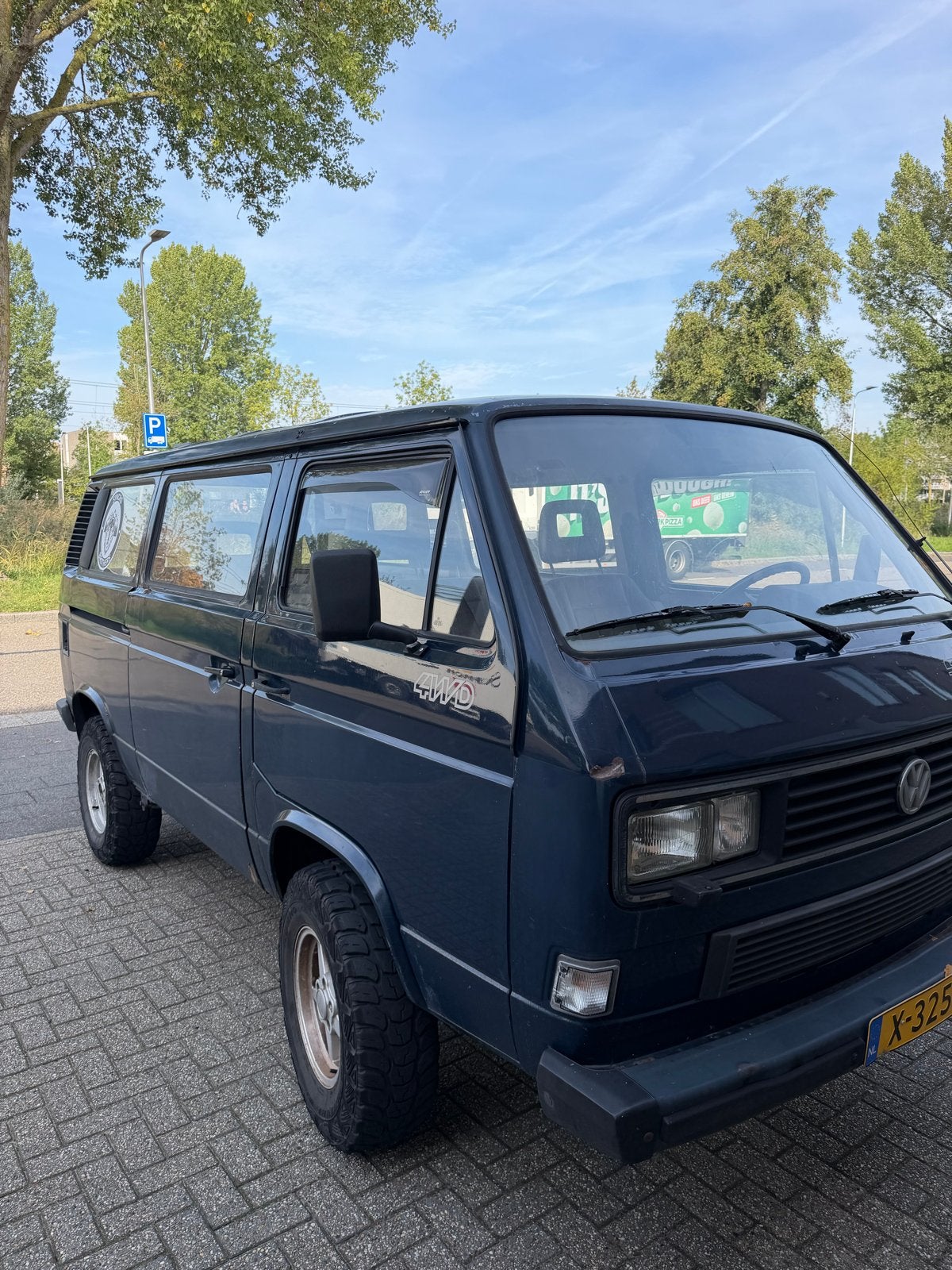 Volkswagen T3 Syncro, Auto's, Stof, 8 stoelen, 4 cilinders, 2000 kg
