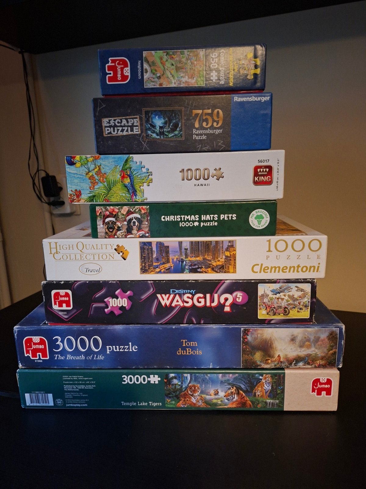 Grote collectie legpuzzels (950-3000 stukjes), Ophalen, Meer dan 1500 stukjes, Gebruikt, Legpuzzel