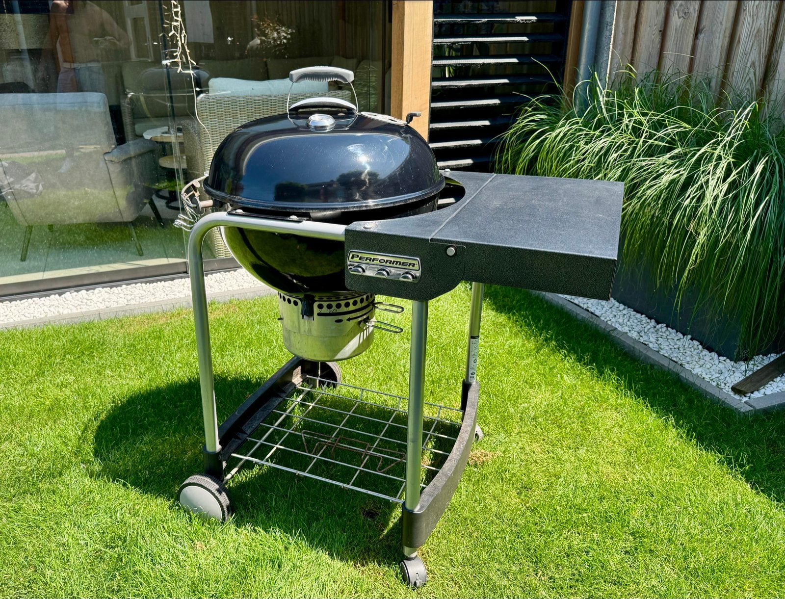 Weber Performer Premium BBQ met hoes en accessoires, Ophalen, Gebruikt, Weber