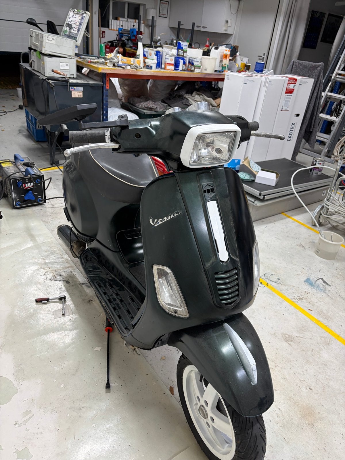 Vespa S Groen met Blauw Kenteken, Ophalen of Verzenden, Gebruikt, Maximaal 25 km/u