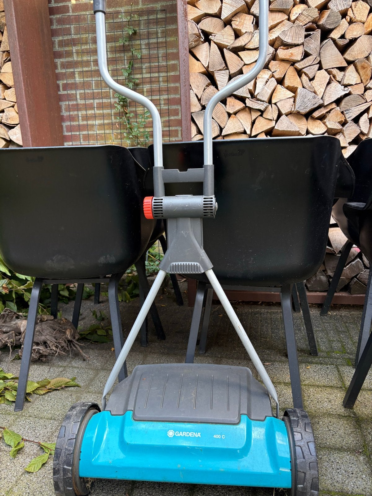 Gardena 400 C Handgrasmaaier, Ophalen, Gebruikt, Handgrasmaaier, 40 t/m 49 cm