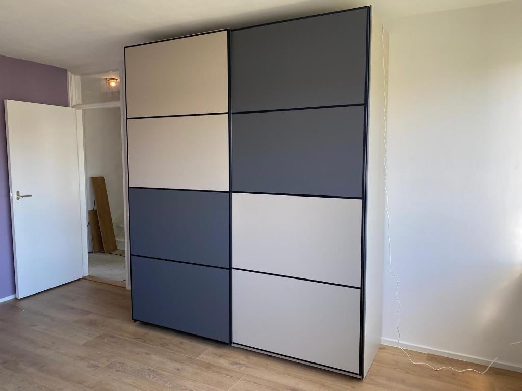 Mooie Ikea PAX kledingkast beige, Huis en Inrichting, 200 cm of meer, Zo goed als nieuw, 200 cm of meer, Ikea