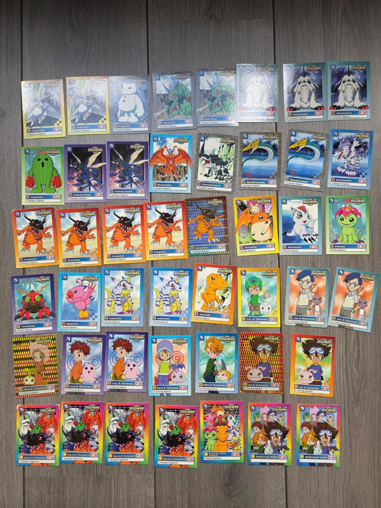 Digimon kaarten, Ophalen of Verzenden, Gebruikt, Meerdere kaarten