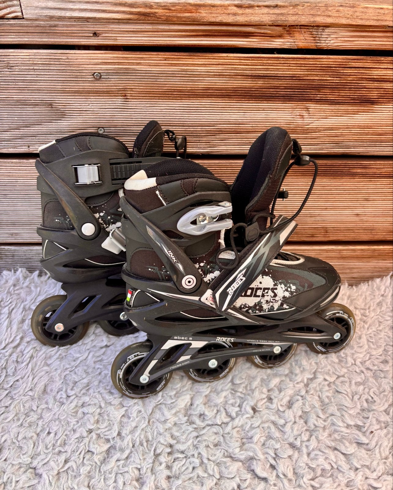 Roces inline skates maat 41, Ophalen, Gebruikt, Inline skates 4 wielen, Heren