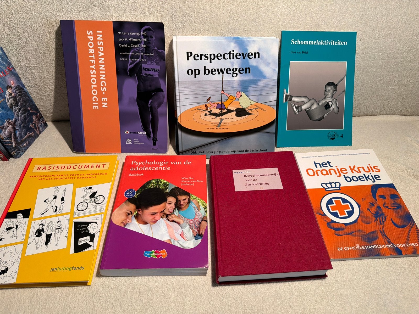 Calo/alo schoolboeken: Sportfysiologie, Psychologie, EHBO, Boeken, Ophalen of Verzenden, Beta, Gelezen, HBO