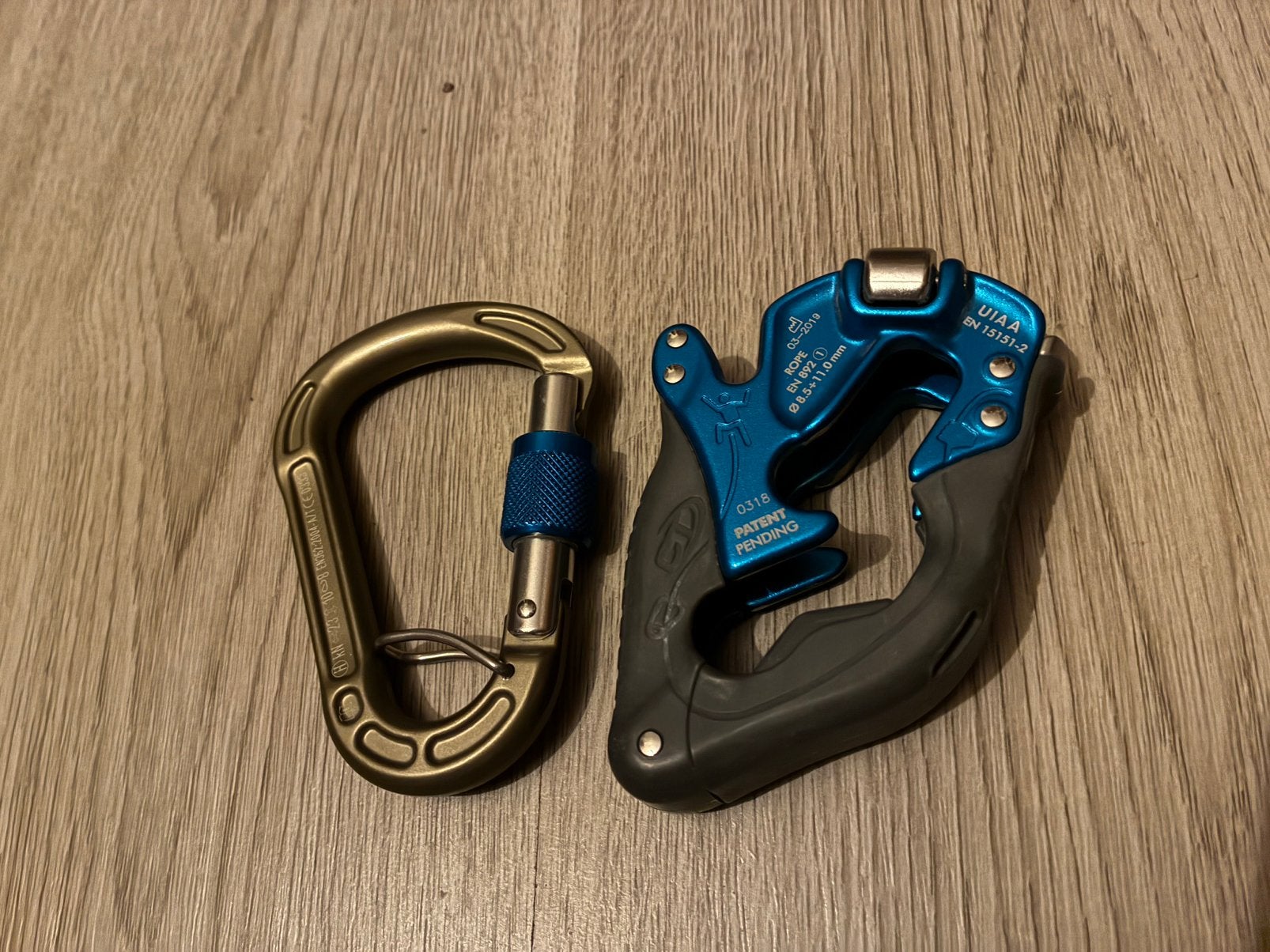 Climbing technology zekeringsapperaat blauw, Ophalen, Zo goed als nieuw, Klimsport-accessoire