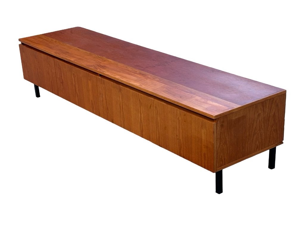Vintage Lowboard Dressoir Tv Audio Meubel Jaren 60 Teak, Huis en Inrichting, Vintage Dressoir, Gebruikt, Vintage Dressoir, Vintage Dressoir