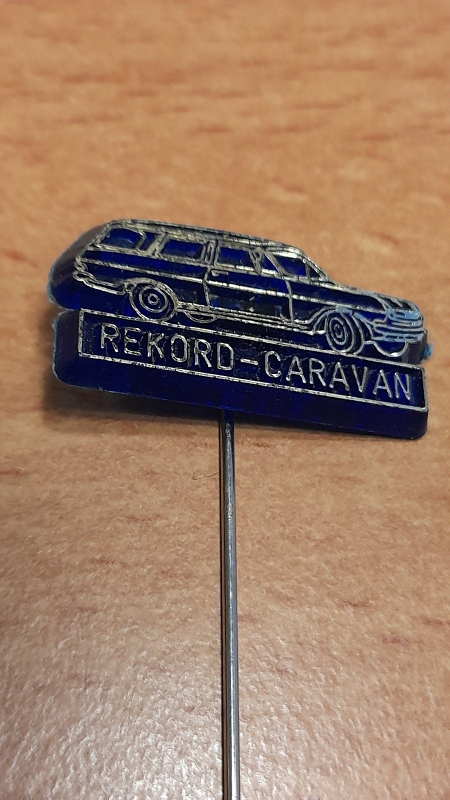 Vintage Opel Rekord Caravan Speldje, Verzenden, Gebruikt