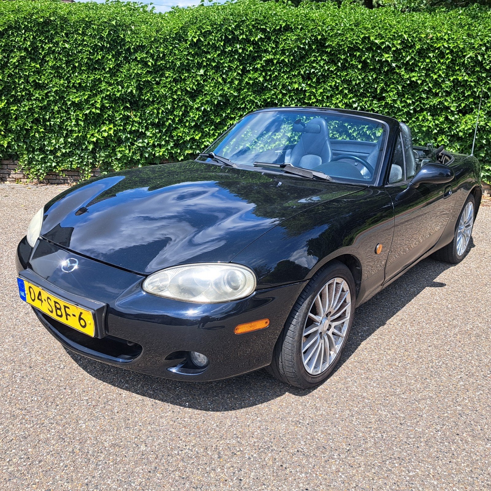 Mazda MX-5 1.8 I 2001 Zwart, Auto's, 145 pk, Achterwielaandrijving, 4 cilinders, Cabriolet