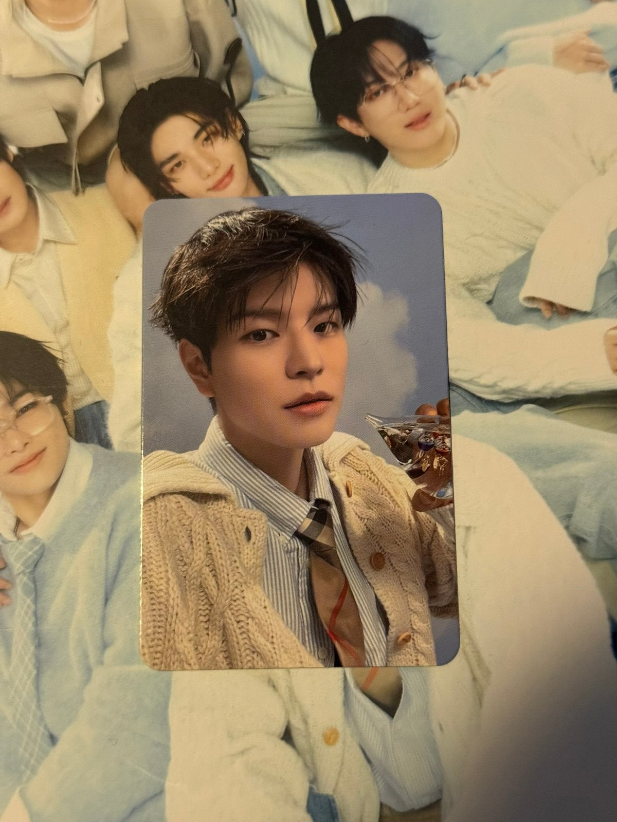 Stray Kids Seungmin photo card over the rain, Ophalen of Verzenden, Zo goed als nieuw, Foto of Kaart