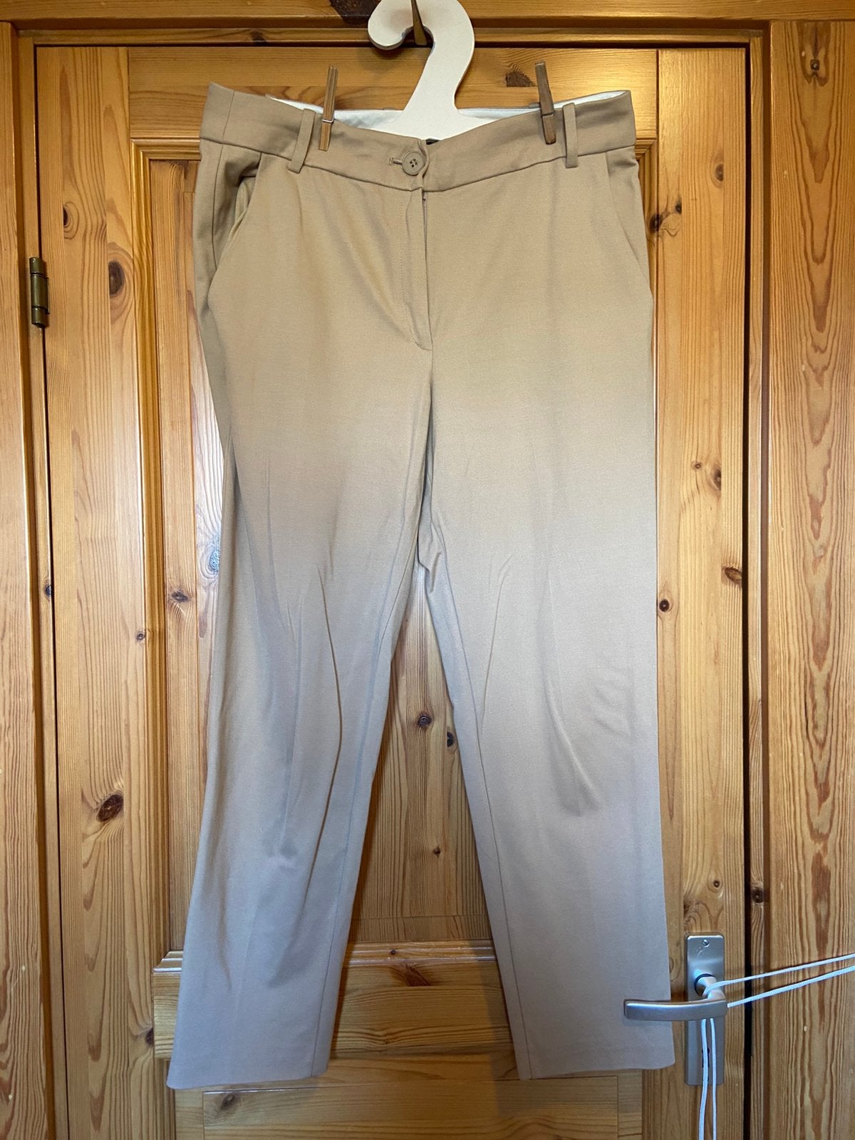 Broek Camel Esprit w40 L 28 knoop geen stretch, Kleding | Dames, Broeken en Pantalons, Maat 38/40 (M), Beige, Ophalen of Verzenden