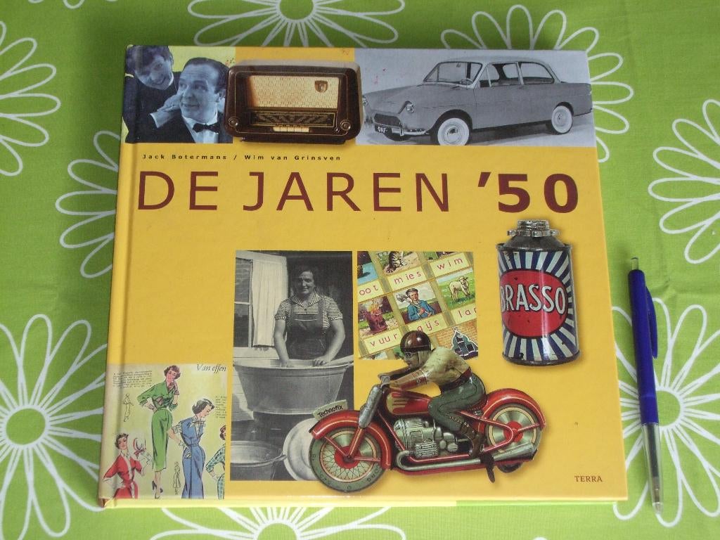 De jaren '50 - een kleurrijk overzicht  - Jack Botermans, Ophalen of Verzenden, Zo goed als nieuw, Jack Botermans
