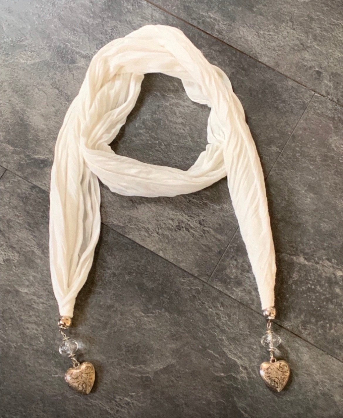 Witte schouderdoek, Ophalen of Verzenden, Zo goed als nieuw, Wit, Overige materialen