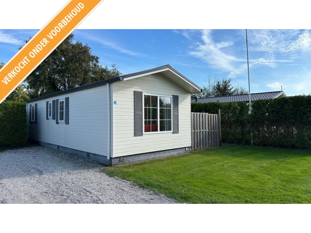 Chalet te koop + Koopgrond, vaarwater in Grou! R#52R, Caravans en Kamperen, Tot en met 3