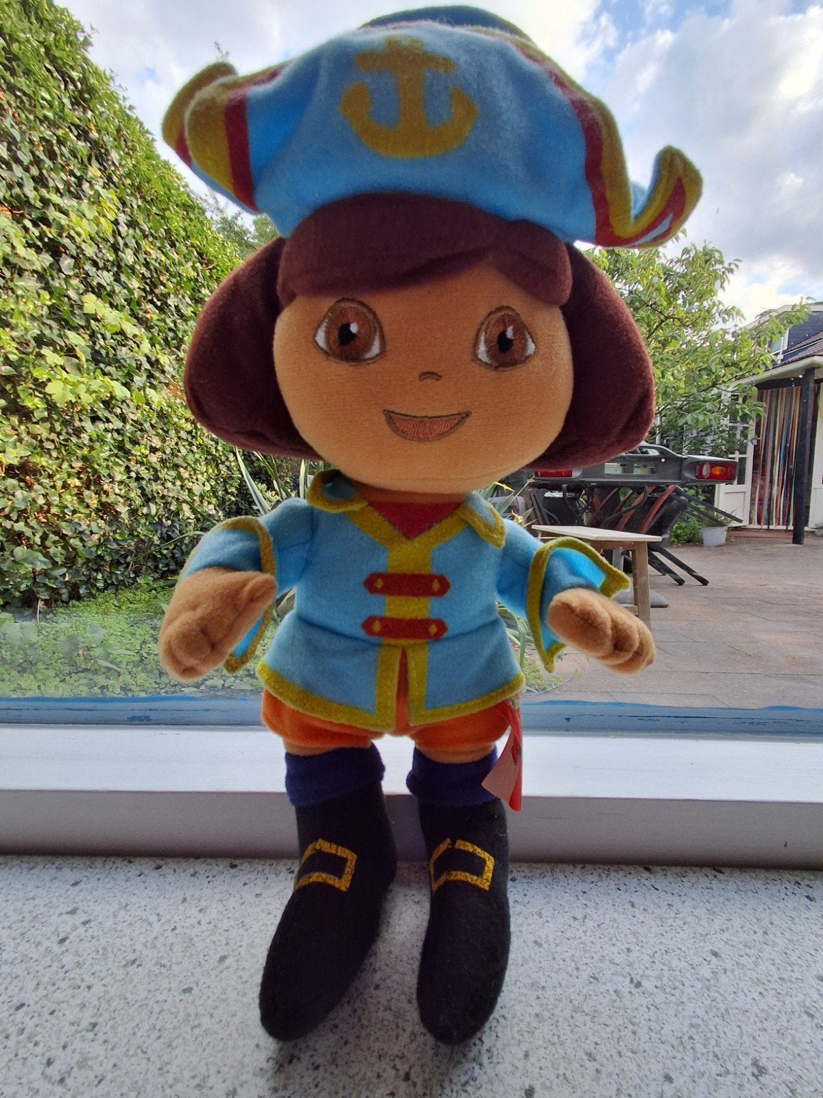 Dora the Explorer GOSH International 2007 meet ca 32 cm, Overige typen, Ophalen of Verzenden, Zo goed als nieuw, Wasbaar