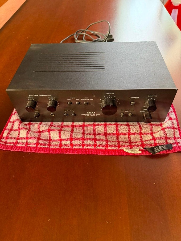 Akai AM-2200 Vintage Stereo Versterker, Overige merken, Gebruikt, Ophalen of Verzenden, Minder dan 60 watt