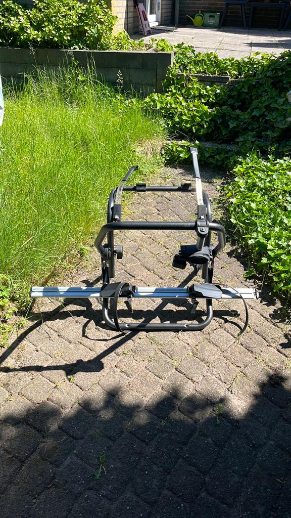 Menabo Polaris fietsendrager voor 1 of 2 fietsen, Ophalen, 2 fietsen, Zo goed als nieuw, Achterklepdrager