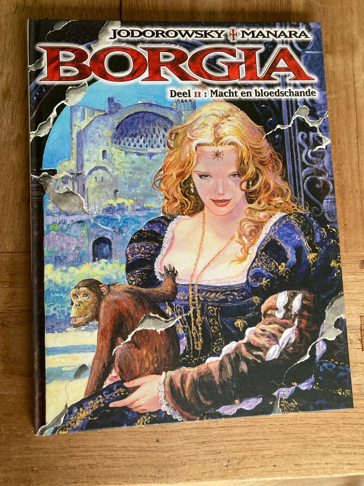 Borgia Deel 2: Macht en Bloedschande - Jodorowsky Manara, Eén stripboek, Ophalen of Verzenden, Zo goed als nieuw