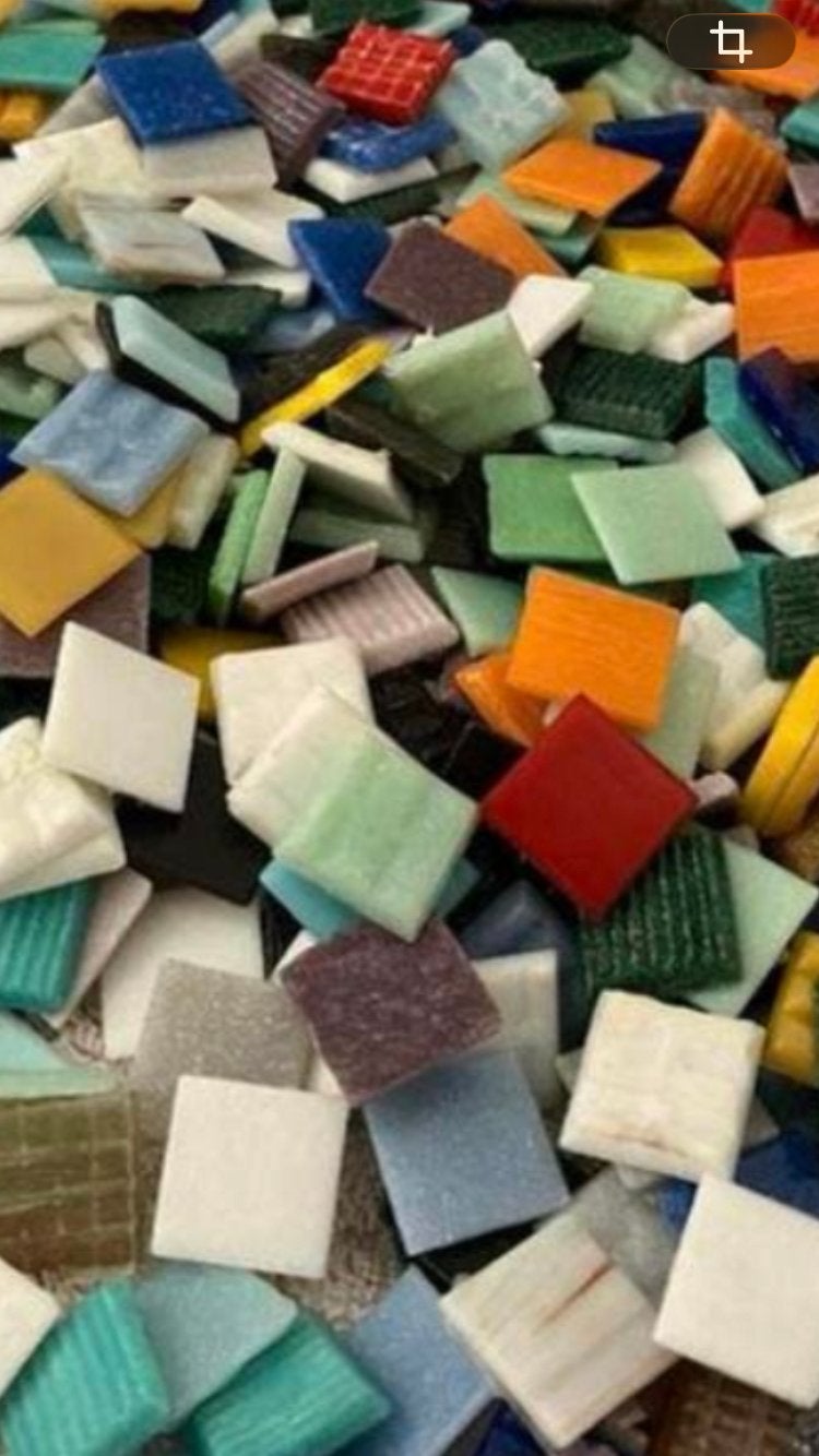 Mozaiek steentjes mix 2 cm 2,5 kilo!!, Ophalen of Verzenden, Nieuw
