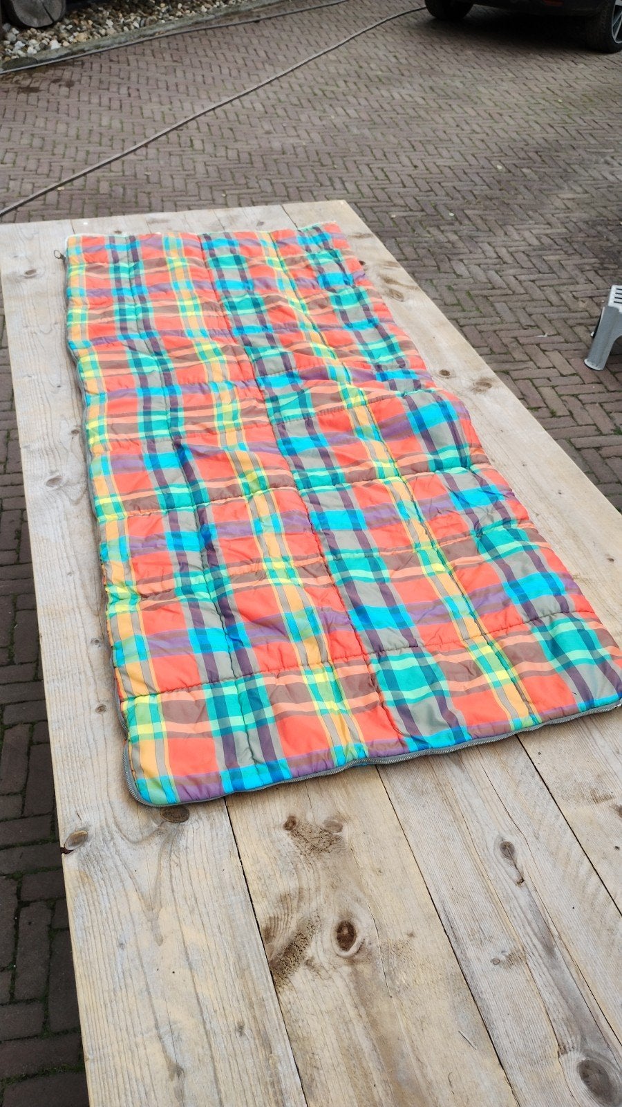 Retro slaapzak Vendex Camping, Ophalen of Verzenden, Zo goed als nieuw