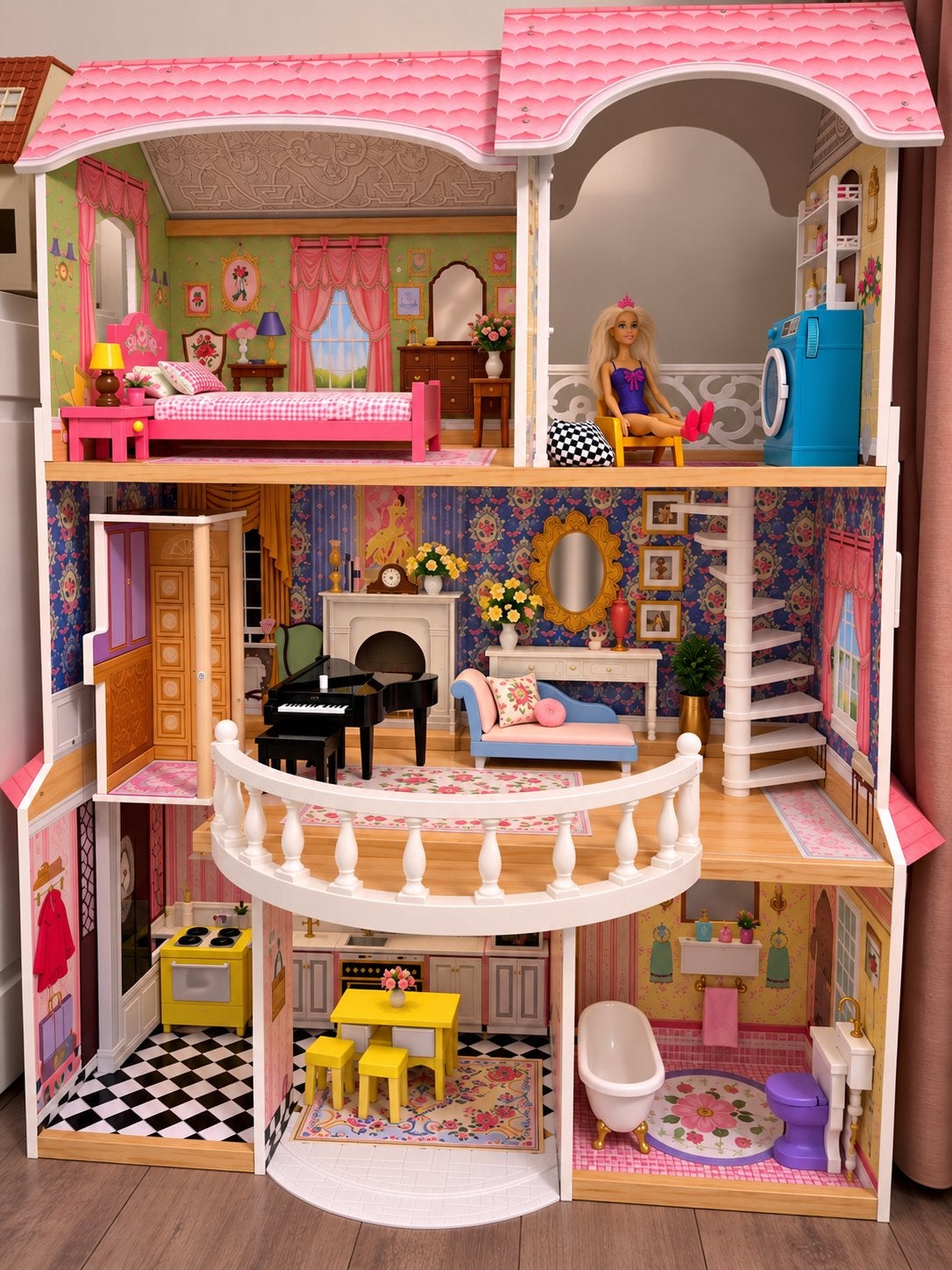 Groot Barbie Huis met Meubels en Accessoires