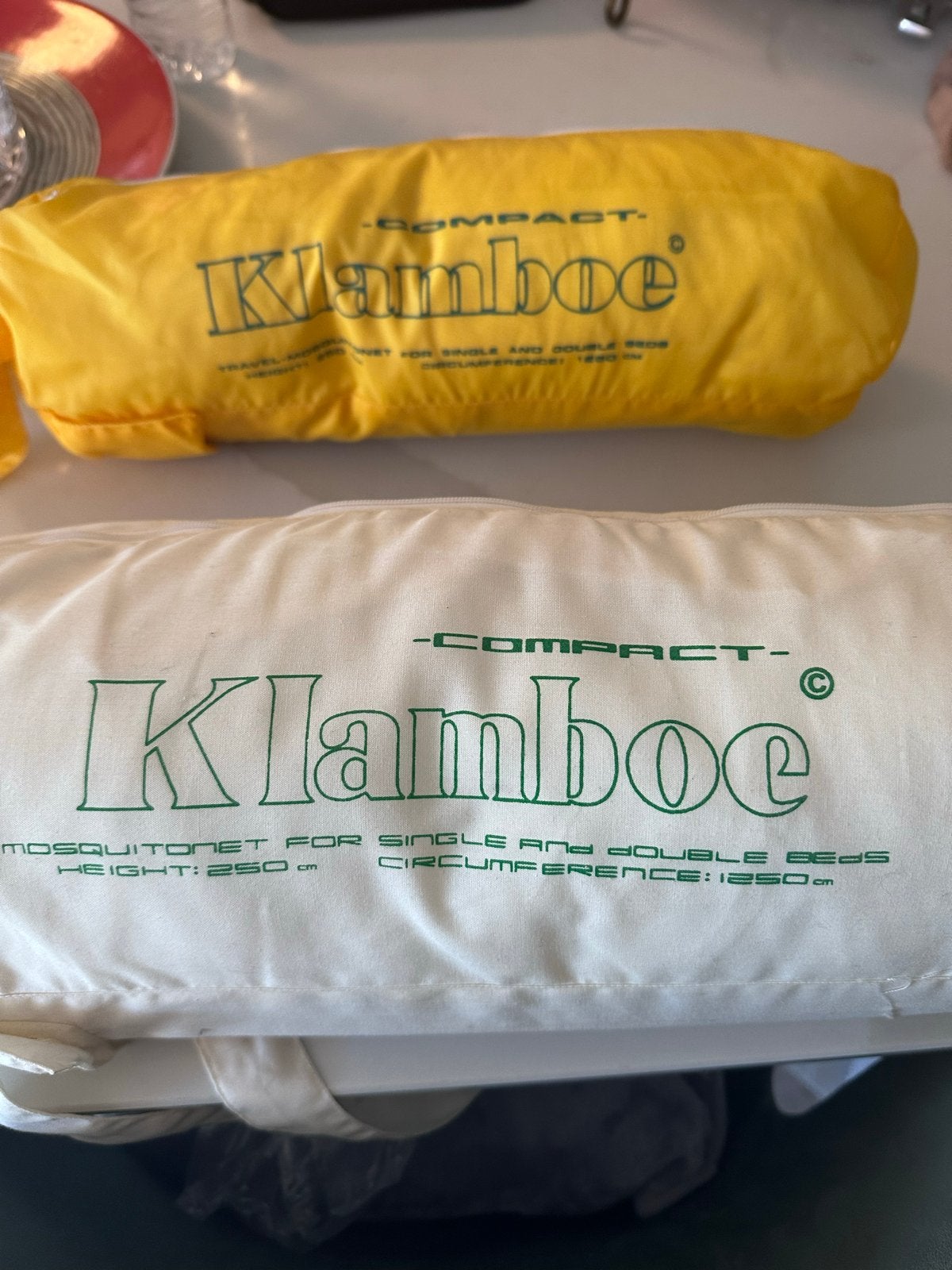 Klamboe Compact Muskietennet 2 stuk beide nieuw, Ophalen of Verzenden, Nieuw