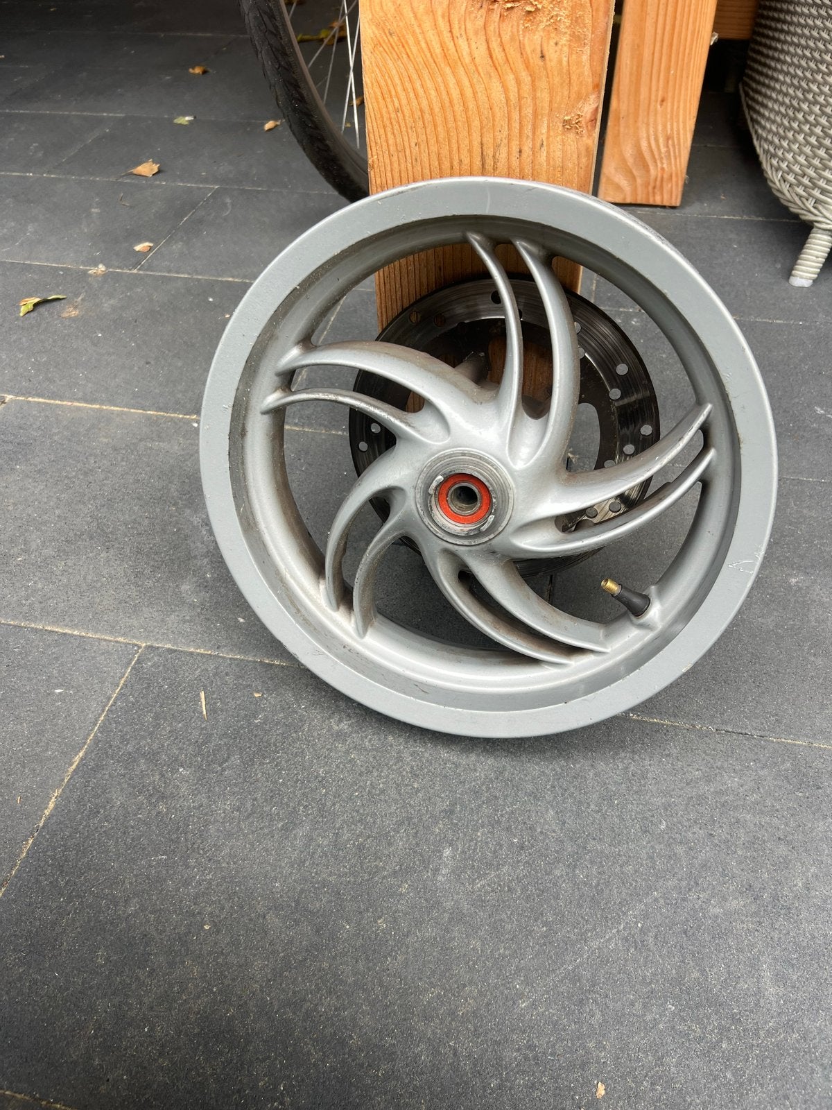 Piaggo fly scootervelg met remschijf, Fietsen en Brommers, Brommeronderdelen | Scooters, Ophalen of Verzenden, Zo goed als nieuw