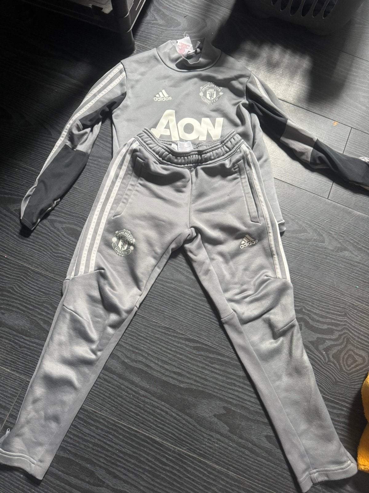 Voetbal tenue manchester united 128, Maat XS of kleiner, Ophalen of Verzenden, Gebruikt, Trainingspak
