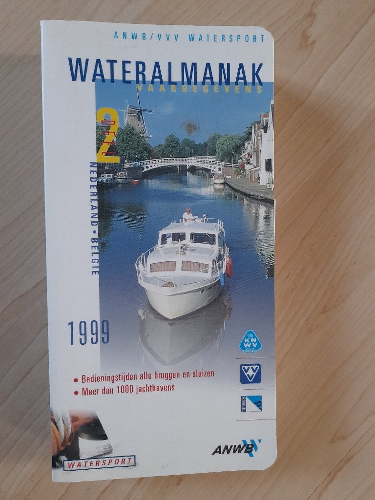 ANWB  WATERALMANAK NEDERLAND EN BELGIE DEEL 2  VAARGEGEVENS, Ophalen of Verzenden, Zo goed als nieuw, Overige onderwerpen