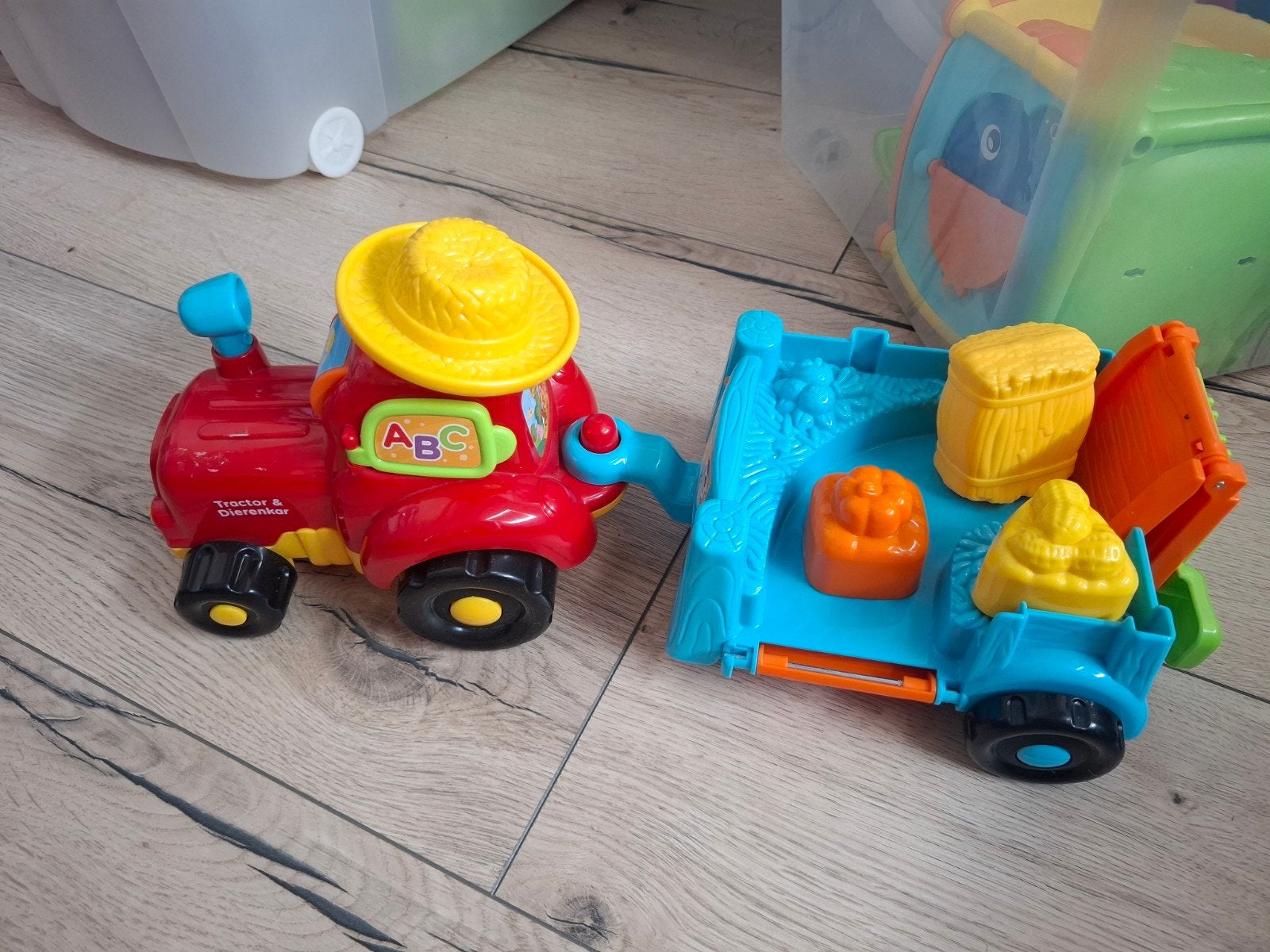 Vtech tractor en dierenkar (zonder dieren), Ophalen of Verzenden